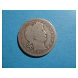 1914 BARBER QUARTER 90% SILVER