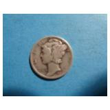 1942 MERCURY DIME 90%SILVER