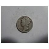 1942-D MERCURY DIME 90% SILVER