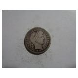 1910 BARBER DIME 90% SILVER