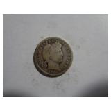 1913 BARBER DIME 90% SILVER