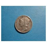 1942 MERCURY DIME 90%SILVER