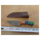 DAMASCUS STYLE HUNTING KNIFE