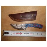 DAMASCUS STYLE BLADE SKINNER KNIFE