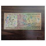 BANK NOTE   INDONESIA 5000 RUPIAHS 2014