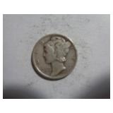 1942 MERCURY DIME 90% SILVER