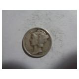 1942 MERCURY DIME 90% SILVER