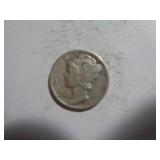 1943 MERCURY DIME 90% SILVER