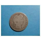 1909 BARBER QUARTER 90% SILVER