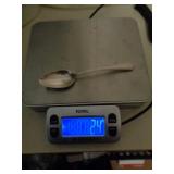 STERLING SILVER SPOON 24 GRAMS