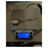 STERLING SILVER SPOON 34 GRAMS
