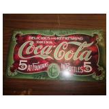 METAL COCA COLA SIGN