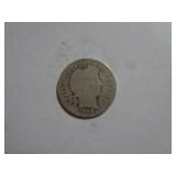 1908 BARBER DIME 90% SILVER