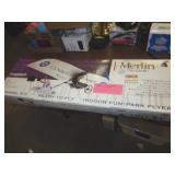 MERLIN R/C BATTERY POWERED AIRPLANE