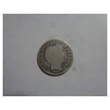 1899 BARBER DIME 90% SILVER