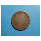 1899 BARBER QUARTER 90% SILVER