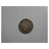 1907 BARBER DIME 90% SILVER