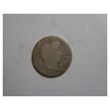 1907 BARBER DIME 90% SILVER