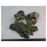 MILITARY GLOVES & HAT
