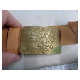 WWI RUSSIAN IMPERIAL ARMY BELT & BUCKLE