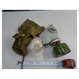 SOVIET CIVILIAN GAS MASK & BAG