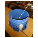 TOOL BUCKET W KID FISHING POLE
