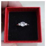 STERLING SILVER RING SZ 8