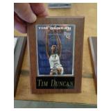 TIM DUNCAN SPORTS CARD PLAQUE