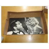 CELEBRITY PHOTO ON FIBERBOARD