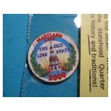 2000 KENNEDY HALF W ENAMEL MD STATE FRONT