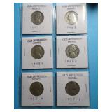 6 - OLD JEFFERSON NICKELS