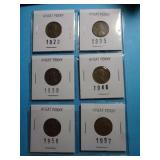 6 - WHEAT CENTS