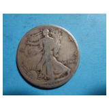 1917 WALKING LIBERTY HALF 90% SILVER