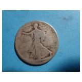 1917 WALKING LIBERTY HALF 90% SILVER