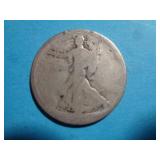 'NO DATE' WALKING LIBERTY HALF 90% SILVER