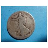 1917 WALKING LIBERTY HALF 90% SILVER