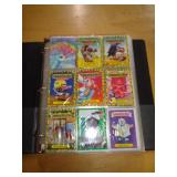 BINDER OF GARBAGE PAIL KIDS CARDS