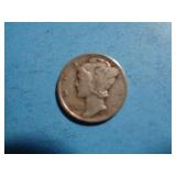1943-S MERCURY DIME 90% SILVER