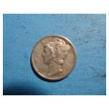 1943 MERCURY DIME 90% SILVER