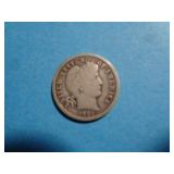 1914 BARBER DIME 90% SILVER