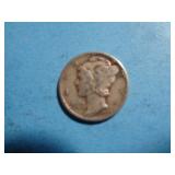 1943 MERCURY DIME 90% SILVER
