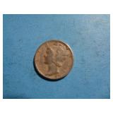 1945 MERCURY DIME 90% SILVER