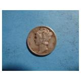1944-S MERCURY DIME 90% SILVER