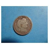 1915 BARBER DIME 90% SILVER