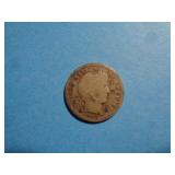 1914-D BARBER DIME 90% SILVER