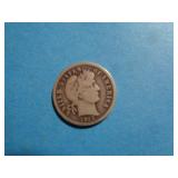 1913 BARBER DIME 90% SILVER