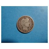 1912 BARBER DIME 90% SILVER