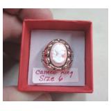 CAMEO RING SZ 6