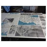 1944 WWII NEWSMAP 35'X47'