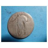 'NO DATE' STANDING LIBERTY QUARTER 90% SILVER